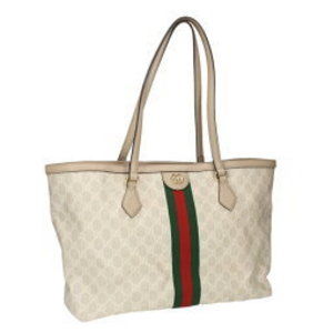 Gucci GG Supreme Canvas Tote Bag Beige